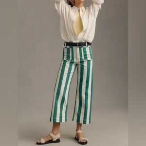 NWT Anthropologie 20W Plus The Colette Cropped Wide-Leg Jeans by Maeve